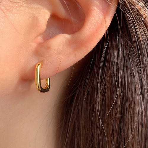 Modern Hoop Earrings