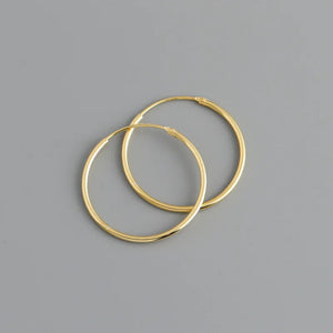 Classic Hoop Earrings - MEDIUM