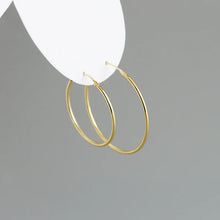 Load image into Gallery viewer, Classic Hoop Earrings - LARGE