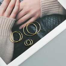 Load image into Gallery viewer, Classic Hoop Earrings - LARGE