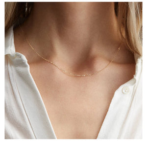 Minimalist Gold Chain Necklace