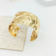 Load image into Gallery viewer, Sculpural Wide Cuff Bracelet