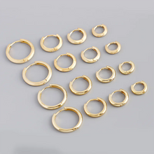 Load image into Gallery viewer, Matte Wide Hoop Earrings - LARGE