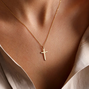 Elegant Cross Pendant Necklace