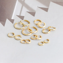 Load image into Gallery viewer, Matte Wide Hoop Earrings - LARGE