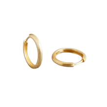 Load image into Gallery viewer, Matte Wide Hoop Earrings - LARGE