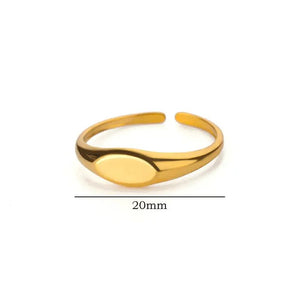 Mini Luxe Signet Ring