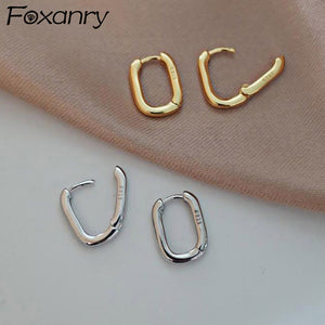 Modern Hoop Earrings