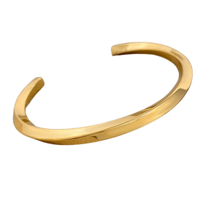 Polished Gold Cuff Bracelet