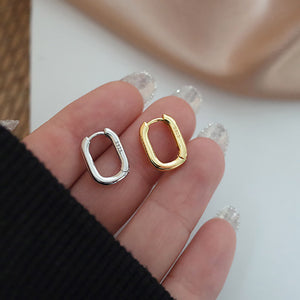 Modern Hoop Earrings