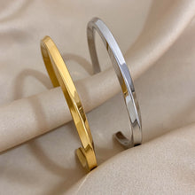 Load image into Gallery viewer, Polished Gold Cuff Bracelet