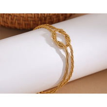 Load image into Gallery viewer, Glimmer Gold Mesh Bracelet